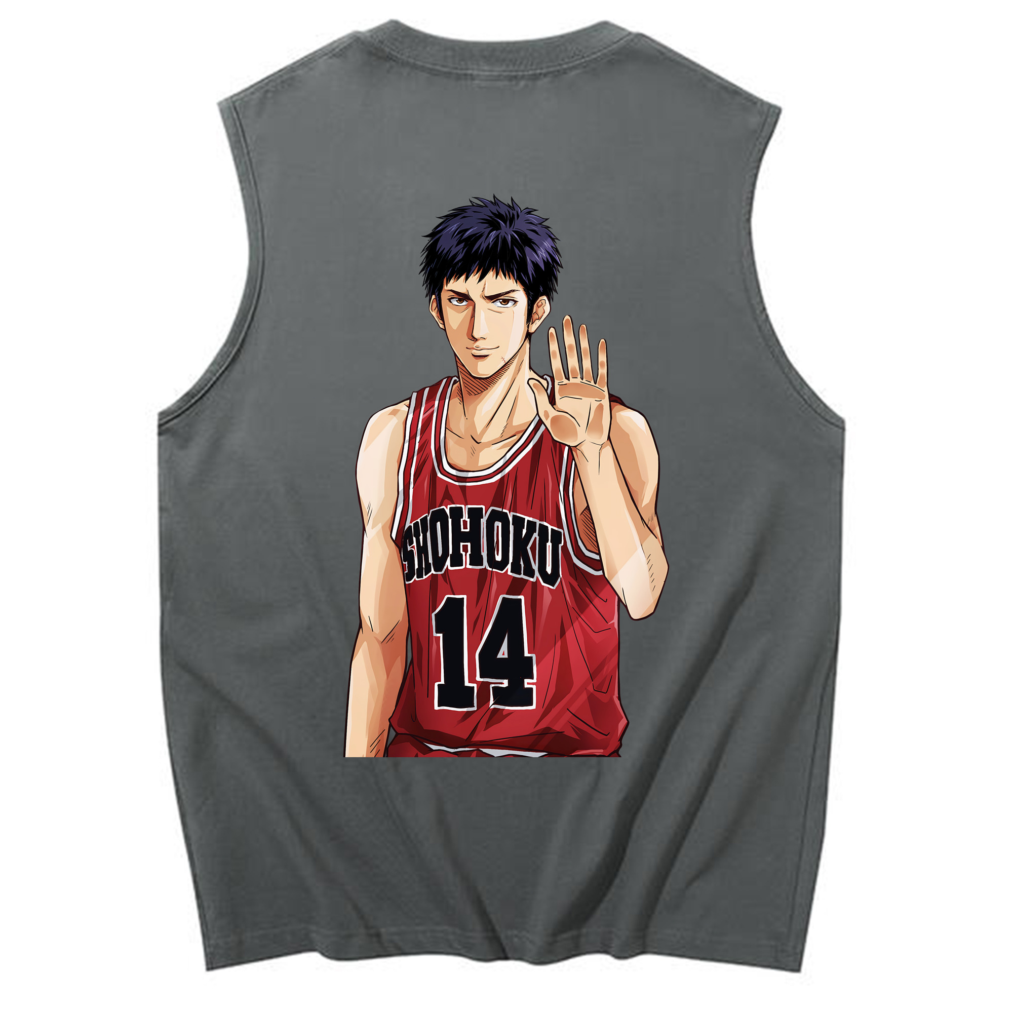 （画像用） SLAM DUNK／スラムダンク コットン100％タンクトップ（背面プリント）